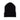 Angled view of Cutternation black home plate logo beanie