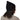 Lifestyle mockup of Cutternation black beanie with white home plate pitcher logo