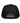 All-black hat back with adjustable snapback