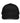 Black Cutternation Upside Down CUTTER 3D puff embroidered baseball hat, front view