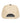 Cream and black hat back with adjustable snapback