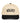 Black and natural Cutternation Upside Down CUTTER 3D puff embroidered baseball hat, front view