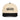 Black and natural Cutternation Upside Down CUTTER 3D puff embroidered baseball hat, front view