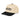 Black and natural Cutternation Upside Down CUTTER 3D puff embroidered baseball hat, left-front angle