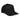 Black Cutternation Upside Down CUTTER 3D puff embroidered baseball hat, right-front angle