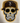 Cutternation Brown and Yellow Day of the Dead Sticker — 4:5 social hero