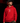 Youth pitcher wearing a red Cutternation Home Plate Logo hoodie in a dark batting cage