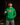 Youth baseball player wearing the green Cutternation PFP Champion hoodie in an indoor batting cage