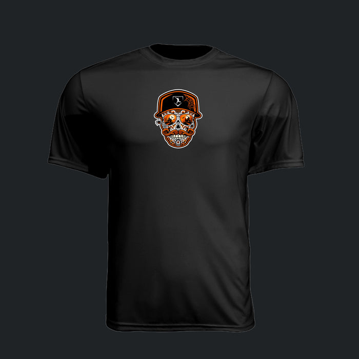 Cutternation Halloween Skull Performance Tee - Black