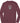 SKULL LONG SLEEVE — maroon - front view