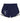 WOMENS LOGO SHORTS 2 — trnavy/wht/blk - front view