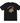 Punching Tickets black baseball T-shirt clean front product view