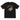 Punching Tickets black baseball T-shirt clean front product view