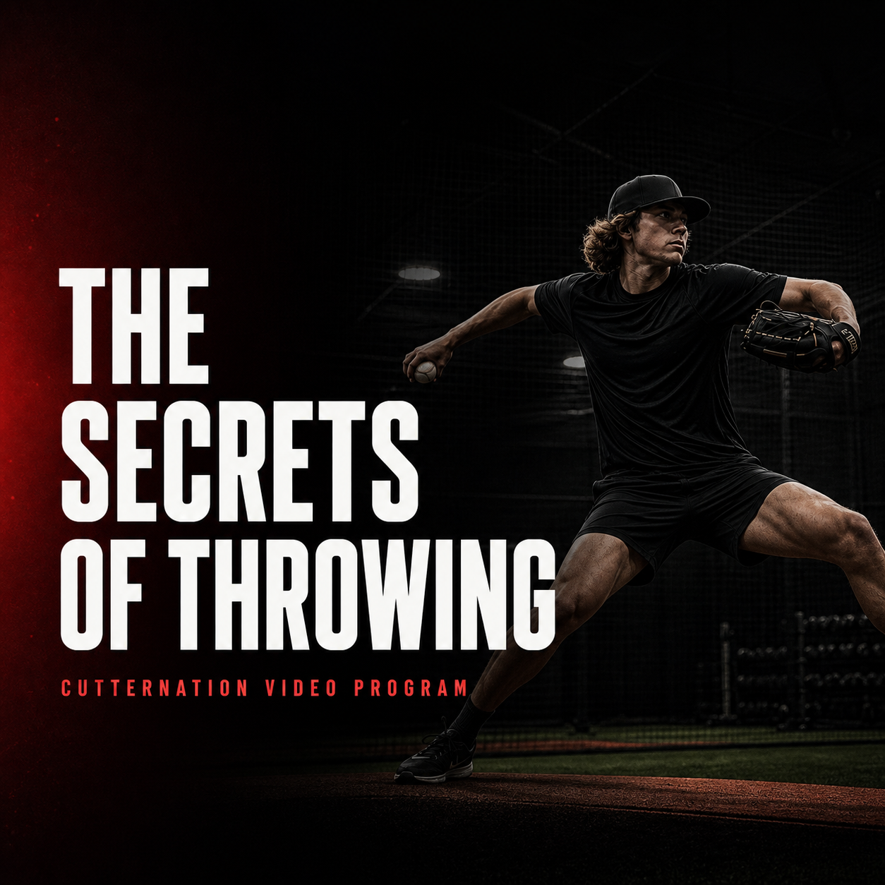 The Secrets of Throwing Cutternation video program cover with pitcher — square product image