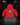 Youth Baseball Hoodie — Columbia Blue & Red Day of the Dead — Cutternation 4:5 product hero in a black and red indoor baseball training facility